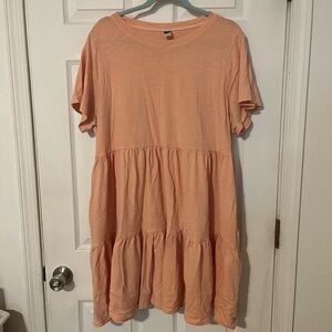 Old Navy Coral Short Sleeve Dress